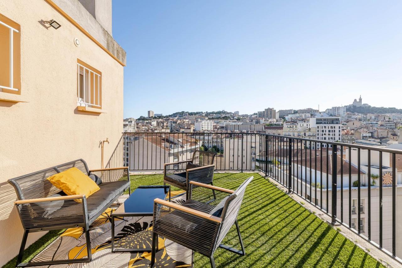Marseille: Superbe Vue Sur Notre-Dame De La Garde Lejlighed Eksteriør billede